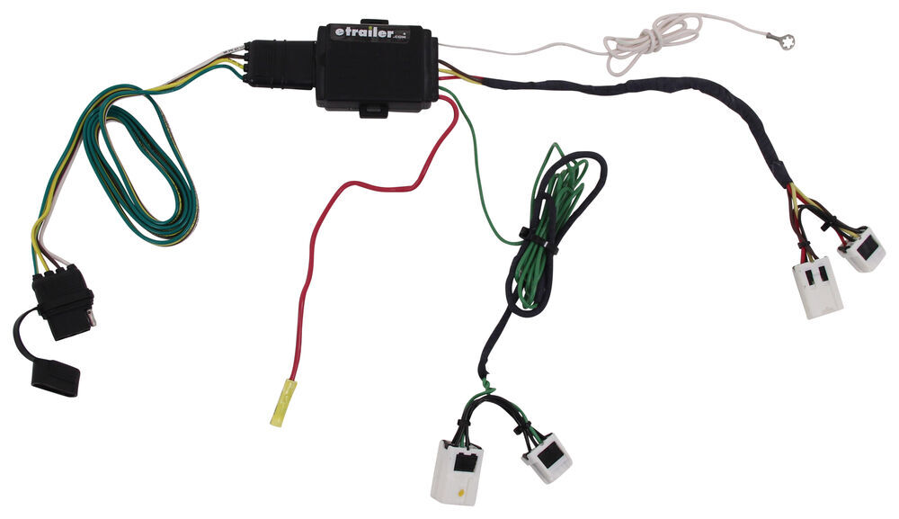 Plug-N-Tow (R) Vehicle Wiring Harness with 4-Pole Trailer Connector ...