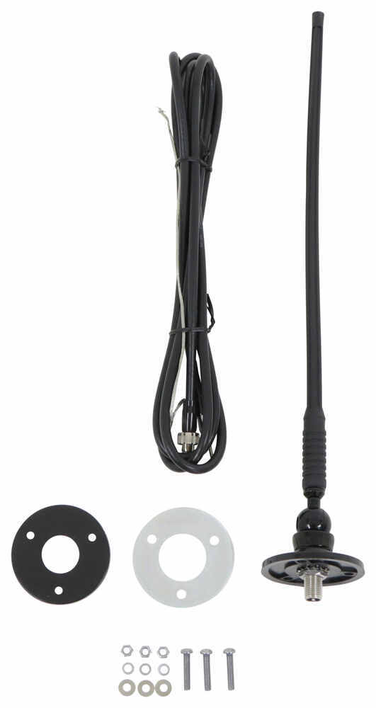 Jensen Antenna - Top or Side Mount - Rubber Mast 99 Inch Cable 44US01R