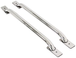 Westin Platinum Series Oval Truck Bed Side Rails - 40" Long - Polished Stainless Steel - 50-2000
