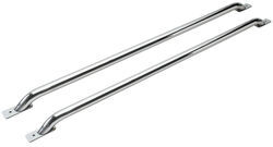 Westin Platinum Series Oval Truck Bed Side Rails - Custom Fit - Polished Stainless Steel - 50-2030-C