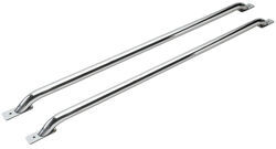 Westin Platinum Series Oval Truck Bed Side Rails - Custom Fit - Polished Stainless Steel            