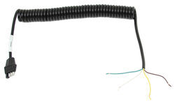 Trailer End Connector - 4-Flat - Coiled - 54000-026