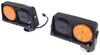 driver and passenger side flasher turn signal wesbar led agriculture light kit with brake - 7-way round plug