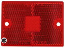 Replacement Red Lens for Peterson Rectangular Side Marker Light w/ Reflector - Old Style - 55-15R