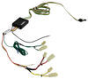 Curt T-Connector Vehicle Wiring Harness with 4-Pole Flat Trailer Connector Custom Fit 55057
