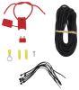 trailer connectors curt powered tail light converter kit with 4-pole flat connector