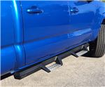 Westin HDX Nerf Bars with Drop Steps - 4" Wide - Black Powder Coated Stainless Steel           