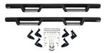 Westin HDX Nerf Bars with Drop Steps - 4" Wide - Black Powder Coated Stainless Steel           