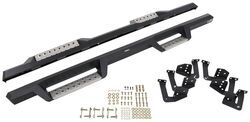 Westin HDX Nerf Bars with Drop Steps - 4" Wide - Black Powder Coated Stainless Steel           