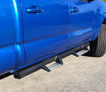 Westin HDX Nerf Bars with Drop Steps - 4" Wide - Black Powder Coated Stainless Steel           