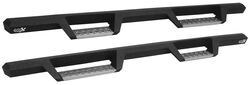 Westin HDX Nerf Bars with Drop Steps - 4" Wide - Black Powder Coated Stainless Steel           