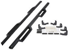 Westin HDX Nerf Bars with Drop Steps - Textured Black                                               