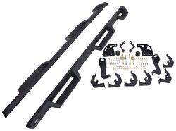 Westin HDX Nerf Bars with Drop Steps - 4" - Black Powder Coated Steel - Wheel-2-Wheel          