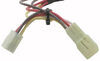 Curt T-Connector Vehicle Wiring Harness with 4-Pole Flat Trailer Connector 4 Flat 56002