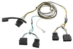 Curt T-Connector Vehicle Wiring Harness with 4-Pole Flat Trailer Connector                          