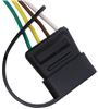 Curt T-Connector Vehicle Wiring Harness with 4-Pole Flat Trailer Connector 4 Flat 56022