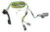 Curt T-Connector Vehicle Wiring Harness with 4-Pole Flat Trailer Connector 4 Flat 56047