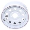 Vesper Steel 10-Spoke Trailer Wheel - 15" x 6" Rim - 5 on 5 - White 15 Inch 560550WS1