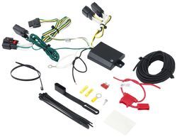 Curt T-Connector Vehicle Wiring Harness with 4-Pole Flat Trailer Connector - 56407