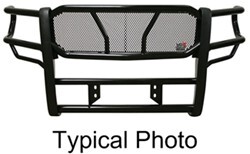Westin HDX Grille Guard with Punch Plate - Black Powder Coated Steel - W55AQ