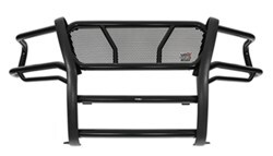 Westin HDX Grille Guard with Punch Plate - Black Powder Coated Steel - 57-2015