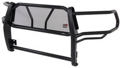 Westin HDX Grille Guard with Punch Plate - Black Powder Coated Steel                                