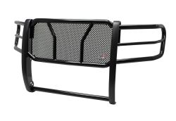 Westin HDX Grille Guard with Punch Plate - Black Powder Coated Steel                                