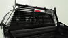 0  louvered headache rack with tie-downs westin hdx - black powder coated steel