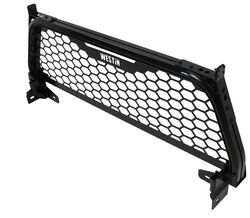 Westin HLR Headache Rack - Punch Plate Screen - Black Powder Coated Aluminum