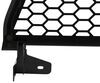 grid-style headache rack includes mounting hardware westin hlr - punch plate screen black powder coated aluminum