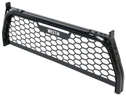 Westin HLR Headache Rack - Punch Plate Screen - Black Powder Coated Aluminum