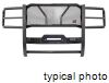 full coverage grille guard 2 inch tubing westin hdx winch mount with punch plate - black powder coated steel