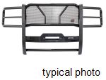 Westin HDX Winch Mount Grille Guard with Punch Plate - Black Powder Coated Steel