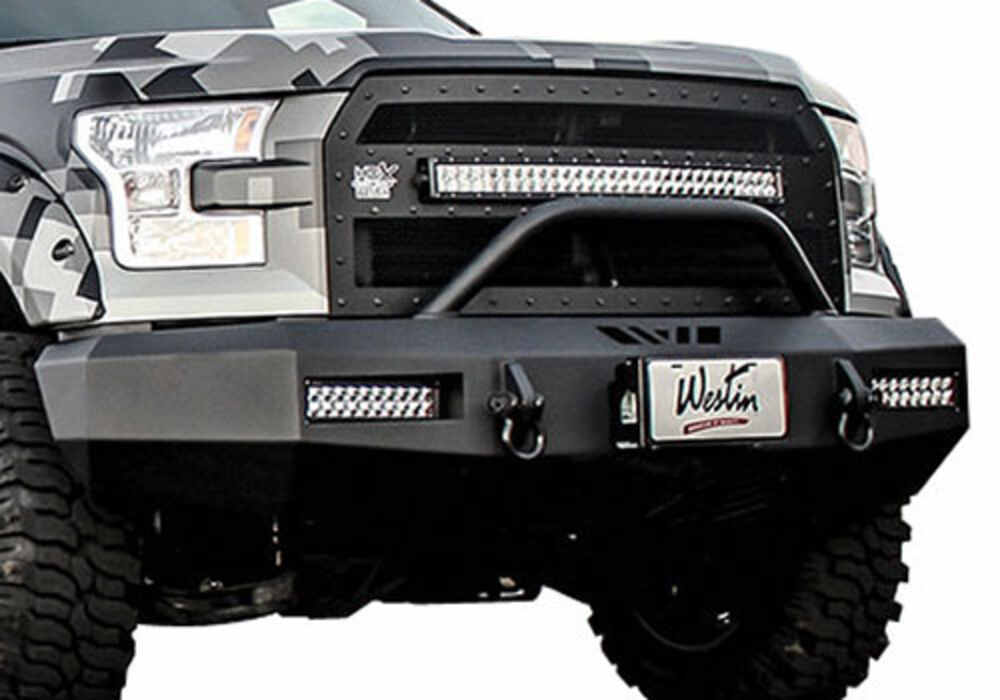 2005 Ford F-250 and F-350 Super Duty Westin HDX Front Bumper w/ Winch ...