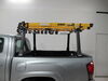 2018 toyota tacoma  truck bed fixed rack rola haul-your-might t3 ladder - aluminum 800 lbs