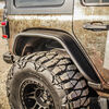 Westin Rear Tube Fenders for Jeep - Steel - Textured Black Steel 62-1035