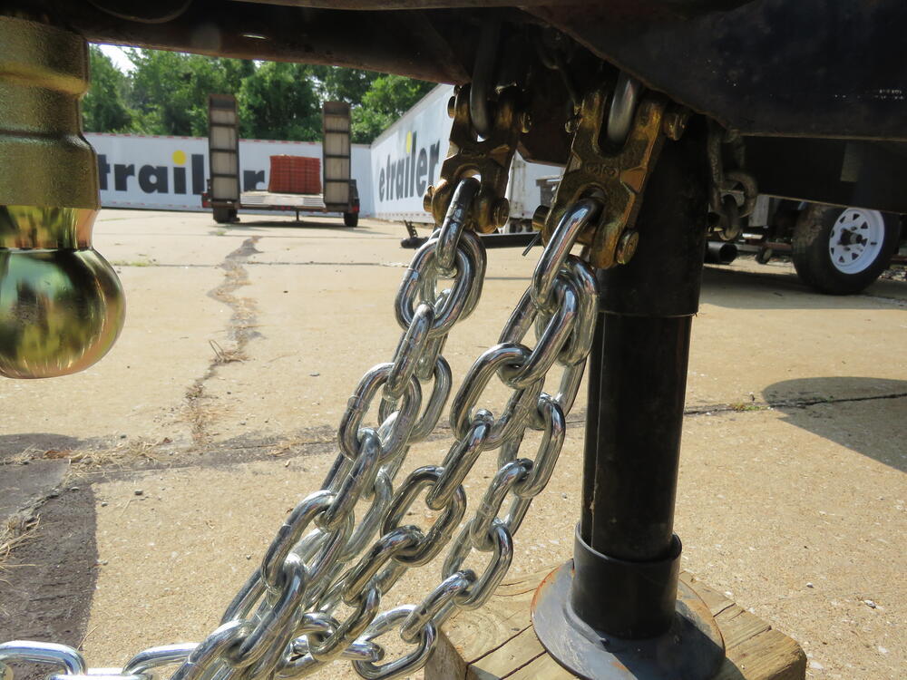 Boat Trailer Safety Chain Zinc Plated 5/16 Thickness 30 inch 7,000lb S Hook