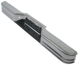 Westin Fey Diamondstep Rear Bumper with Custom Installation Kit - Chrome Plated Steel - 71000-93500
