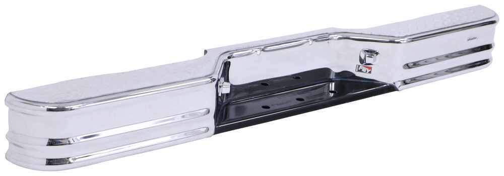 Westin Fey Diamondstep Rear Bumper - Chrome Plated Steel Westin