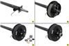 leaf spring suspension easy lube spindles dexter trailer axle w/ electric brakes - e-z 5 on 4-1/2 bolt pattern 95 inch 3 500 lbs