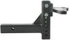 adjustable ball mount drop - 5 inch rise 4 with sway-control tab 6 000 lbs
