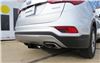 2018 hyundai santa fe  custom fit hitch 525 lbs wd tw on a vehicle