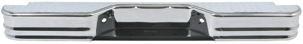 Westin Fey Diamondstep Rear Bumper with Custom Installation Kit - Chrome Plated Steel Diamondstep Bumper 76000-95300