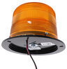 beacon wired piranha led strobe warning light - 6 flash patterns 360 degree 5 diodes amber 12v/24v
