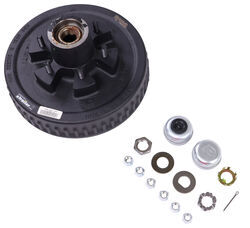 Dexter Trailer Hub and Drum Assembly - 5,200-lb and 6,000-lb Axles - 6 on 5-1/2 - Pre Greased