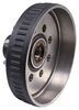 hub with integrated drum 8 on 6-1/2 inch dexter trailer & for 5 200- to 7 000-lb axles - 9/16 studs pre-greased