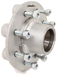 Dexter Trailer Idler Hub Assembly for 5,200-lb to 7,000-lb Axles - 8 on 6-1/2 - Galvanized - 8-231-50UC1