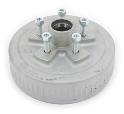 Dexter Trailer Hub and Drum Assembly - 3,500-lb E-Z Lube Axles - 10" - 5 on 4-1/2 - Galvanized
