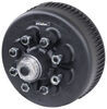 hub with integrated drum for 8000 lbs axles dexter trailer and assembly - 8 000-lb on 6-1/2 oil bath