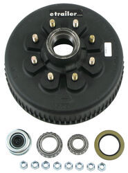 Dexter Trailer Hub and Drum Assembly for 8,000-lb E-Z Lube Axles - 12-1/4" - 8 on 6-1/2